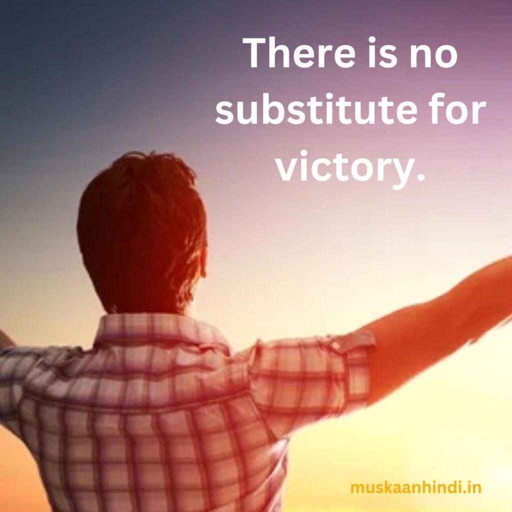 a man with victory - success quotes in english - muskaanhindi.in