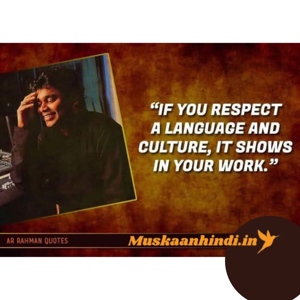 14 A. R. Rahman Fan Quotes