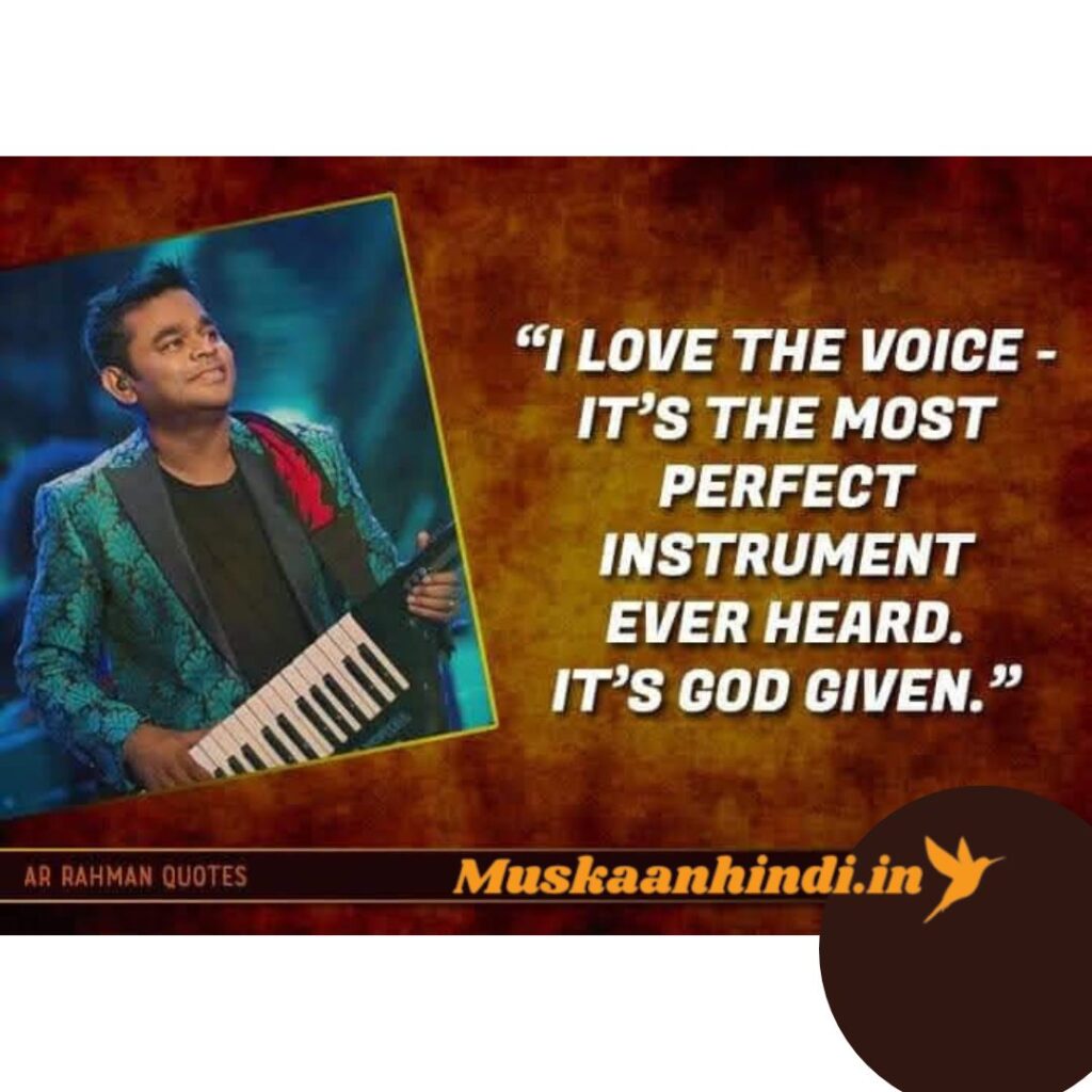 9 A. R. Rahman Fan Quotes